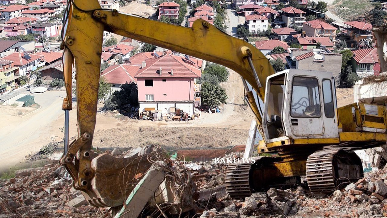 Paytaxtın bu hissəsində söküntü işləri başlayır: Sakinlər köçürüləcəklər - VİDEO