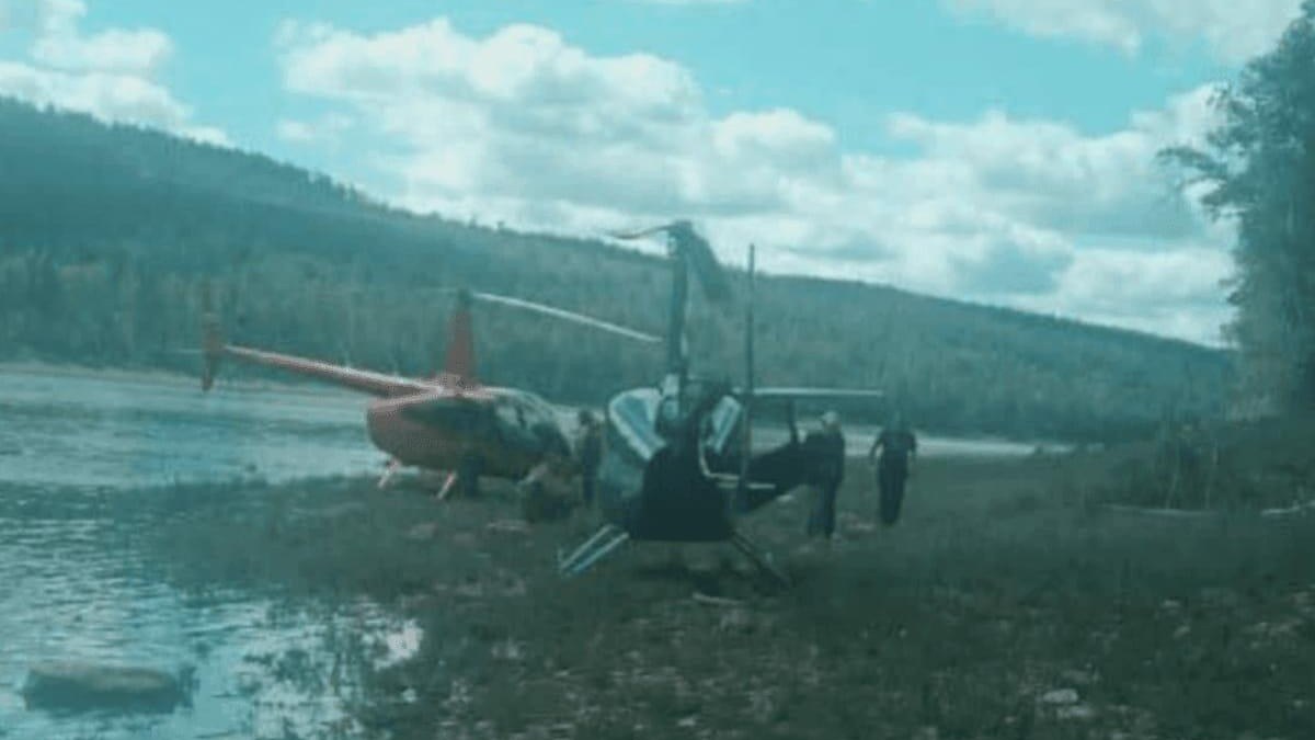 Rusiyada helikopter müəmmalı şəkildə qəzaya uğradı: içərisində görün kim var imiş...